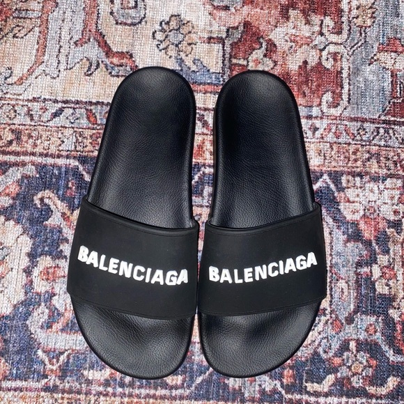 Balenciaga Rubber Slides - Picture 1 of 3